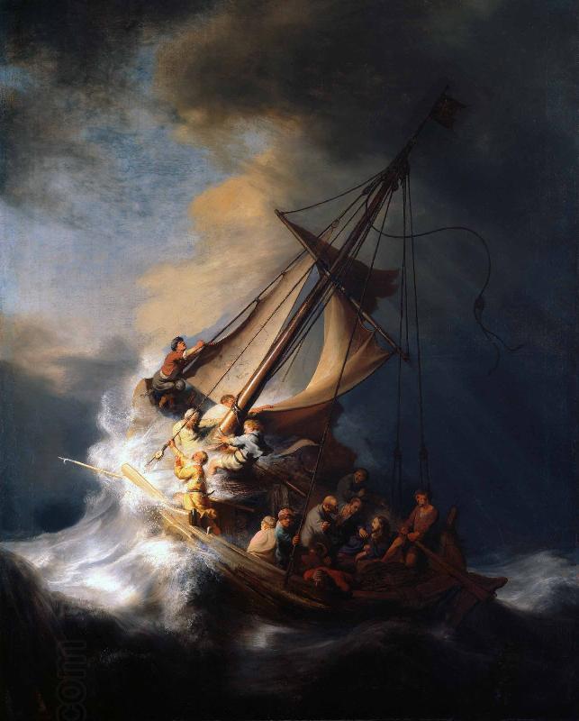 Rembrandt Peale Storm on the Sea of Galilee China oil painting art